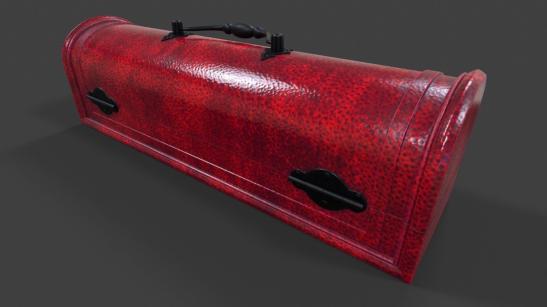 Wooden Case - Low Poly Low-poly 3D model_4