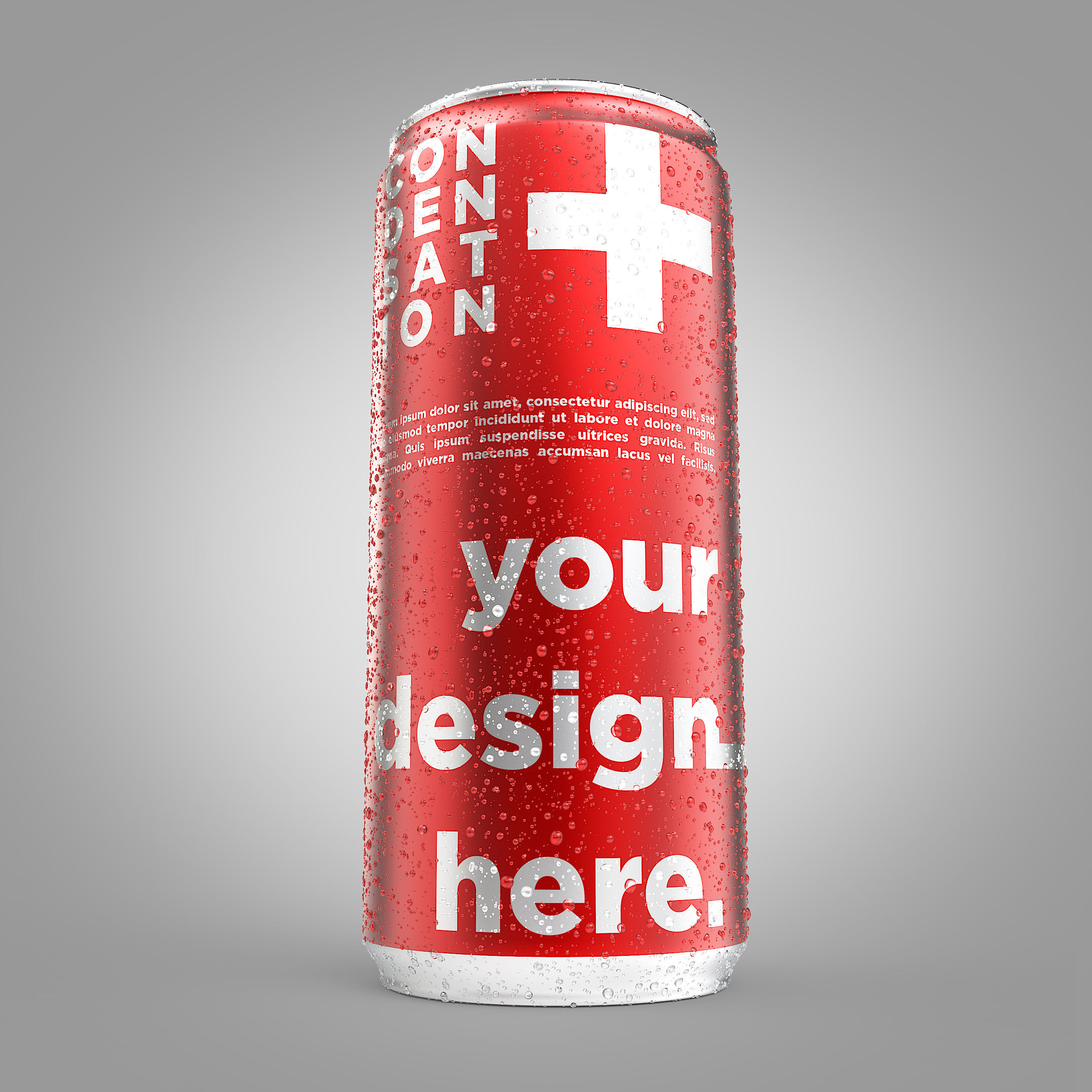 Soda Can Mockup 3D model_3