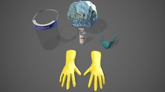 Safety Essentials 06 Low-poly 3D model