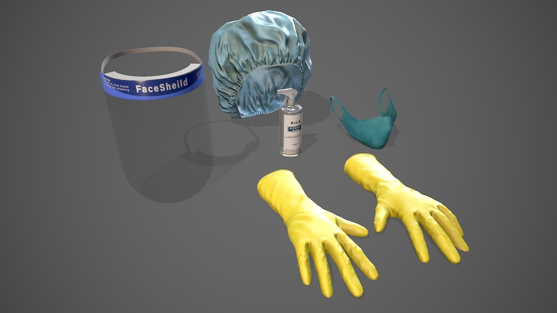 Safety Essentials 06 Low-poly 3D model_2