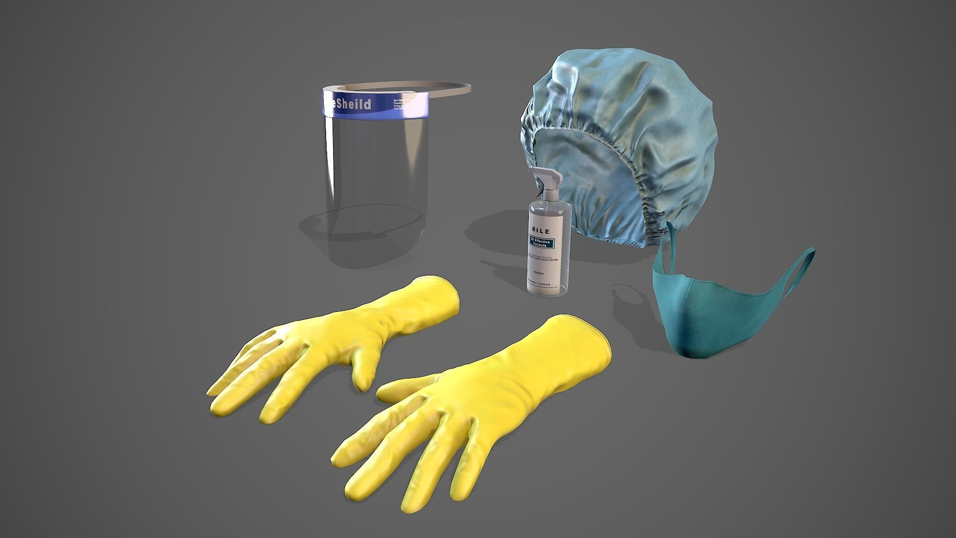 Safety Essentials 06 Low-poly 3D model_3