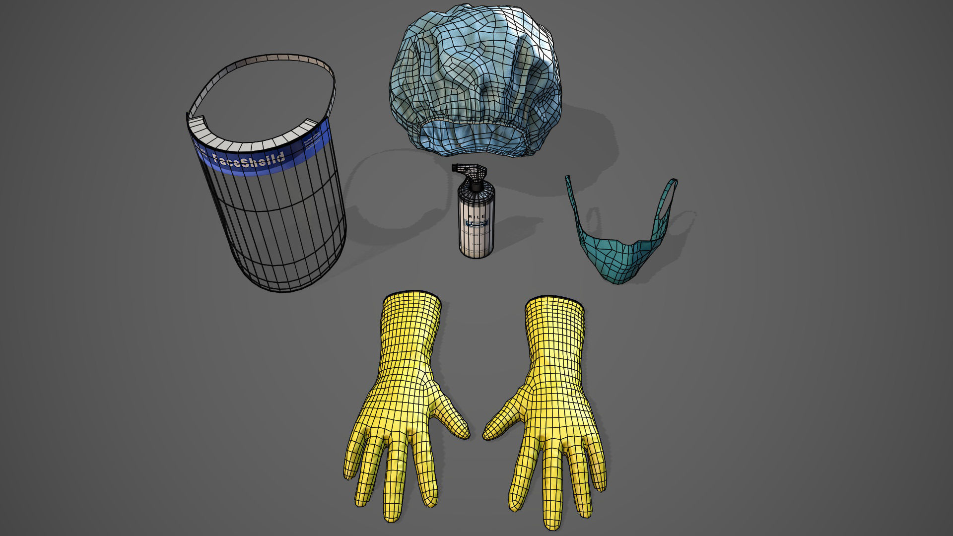 Safety Essentials 06 Low-poly 3D model_4