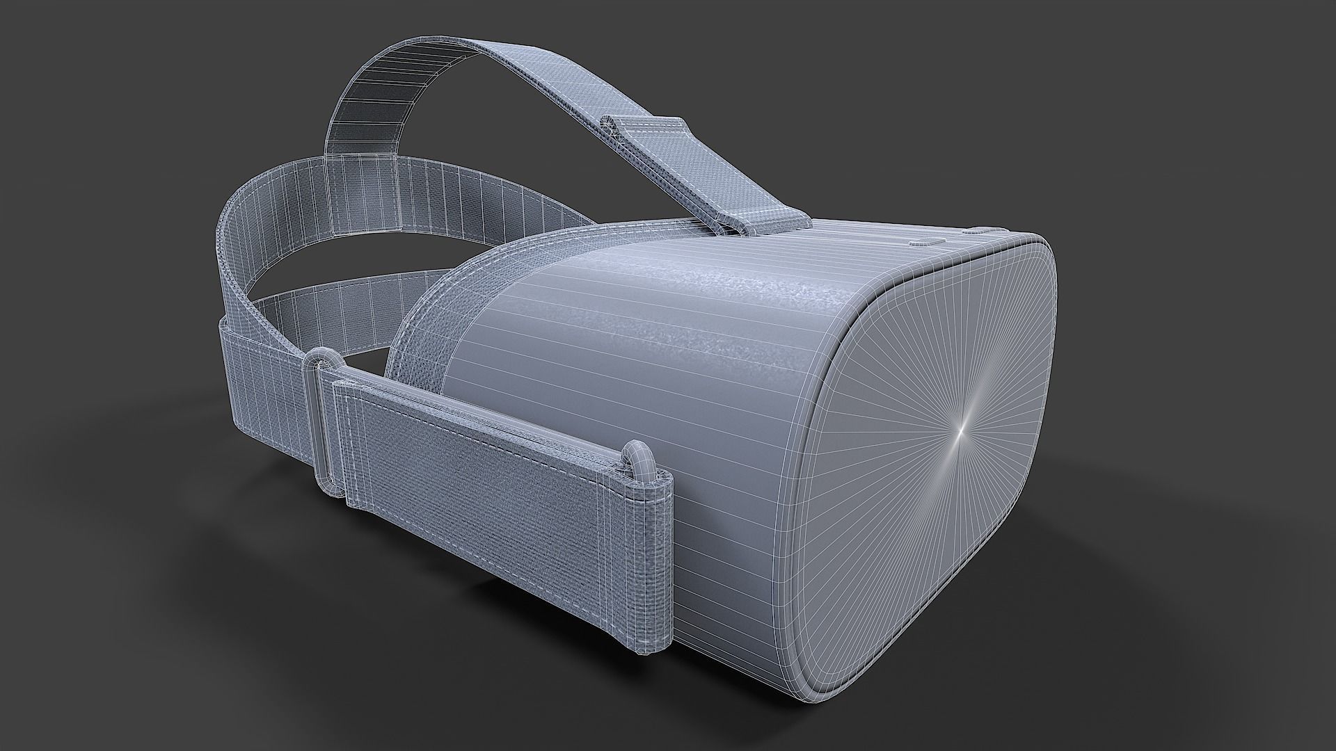 Vr Headset V01 - Low Poly Low-poly 3D model_3