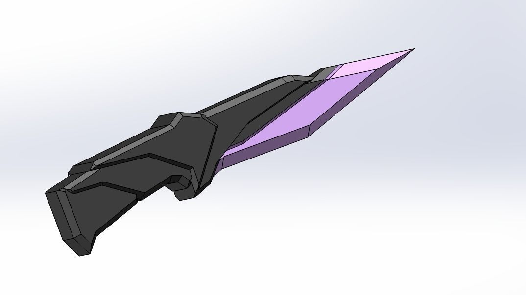 VALORANT ANOMALI KNIFE 3D print model_3