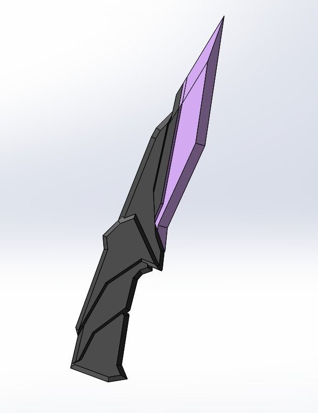 VALORANT ANOMALI KNIFE 3D print model_1