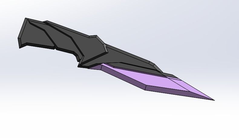 VALORANT ANOMALI KNIFE 3D print model_2