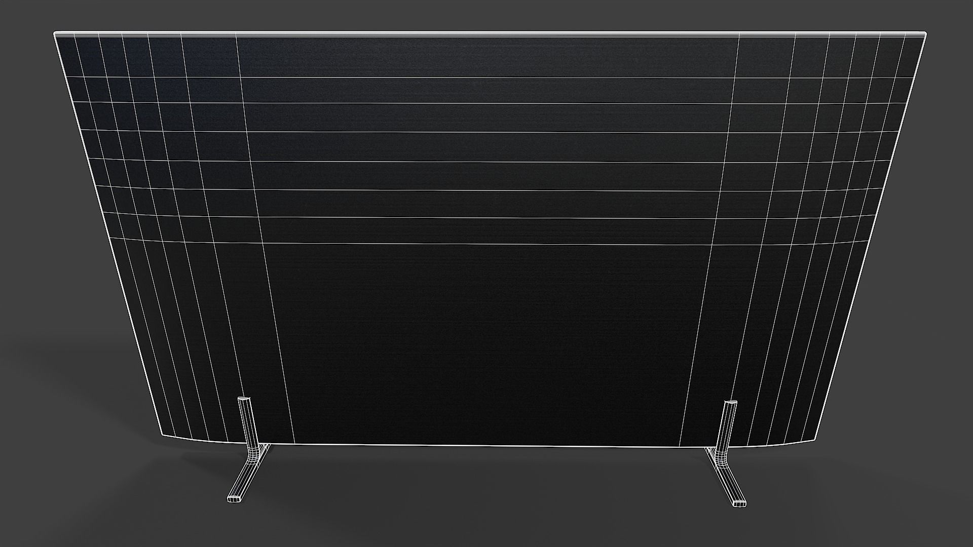 Television V03 - Low Poly Low-poly 3D model_8