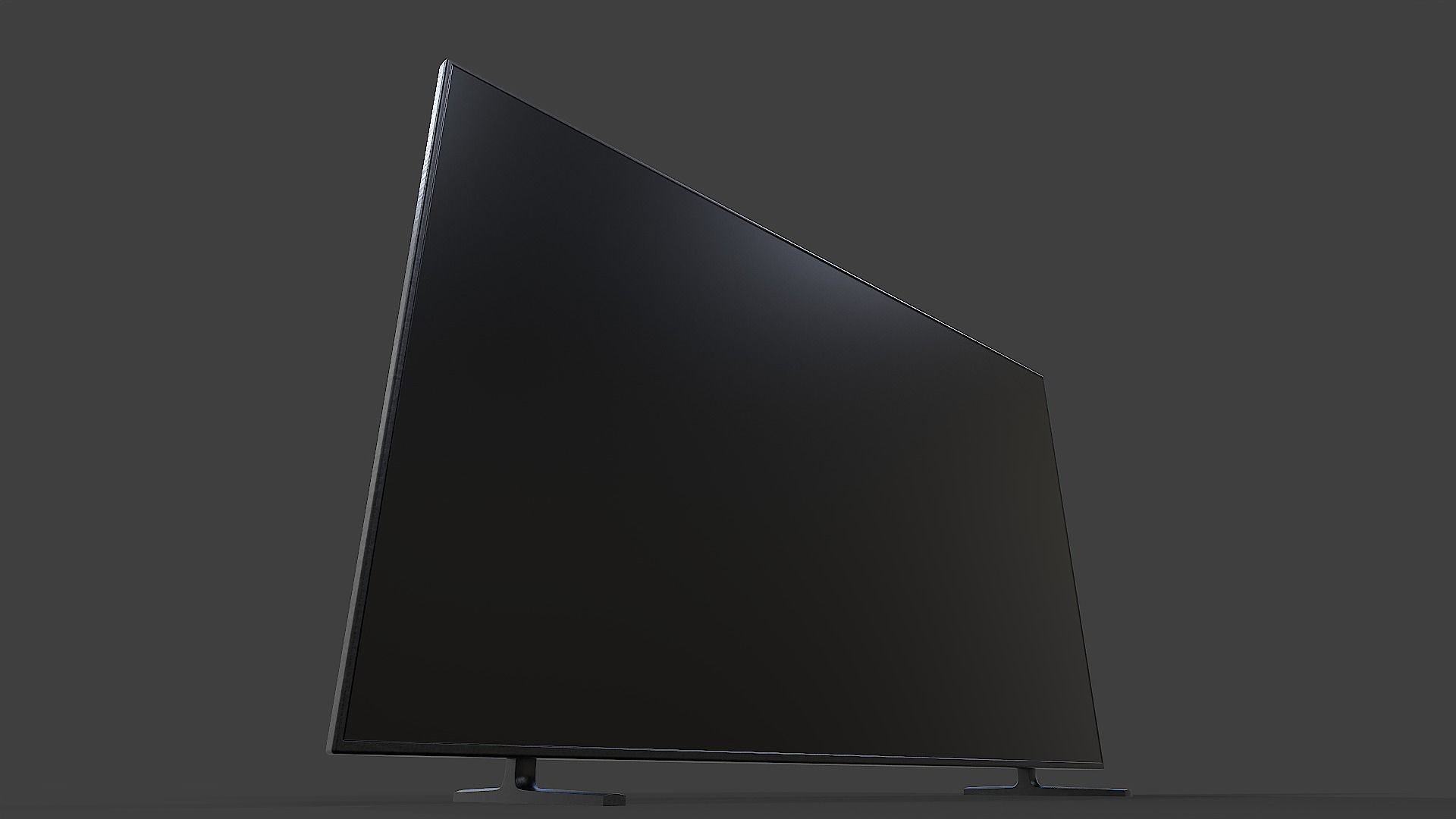 Television V03 - Low Poly Low-poly 3D model_3