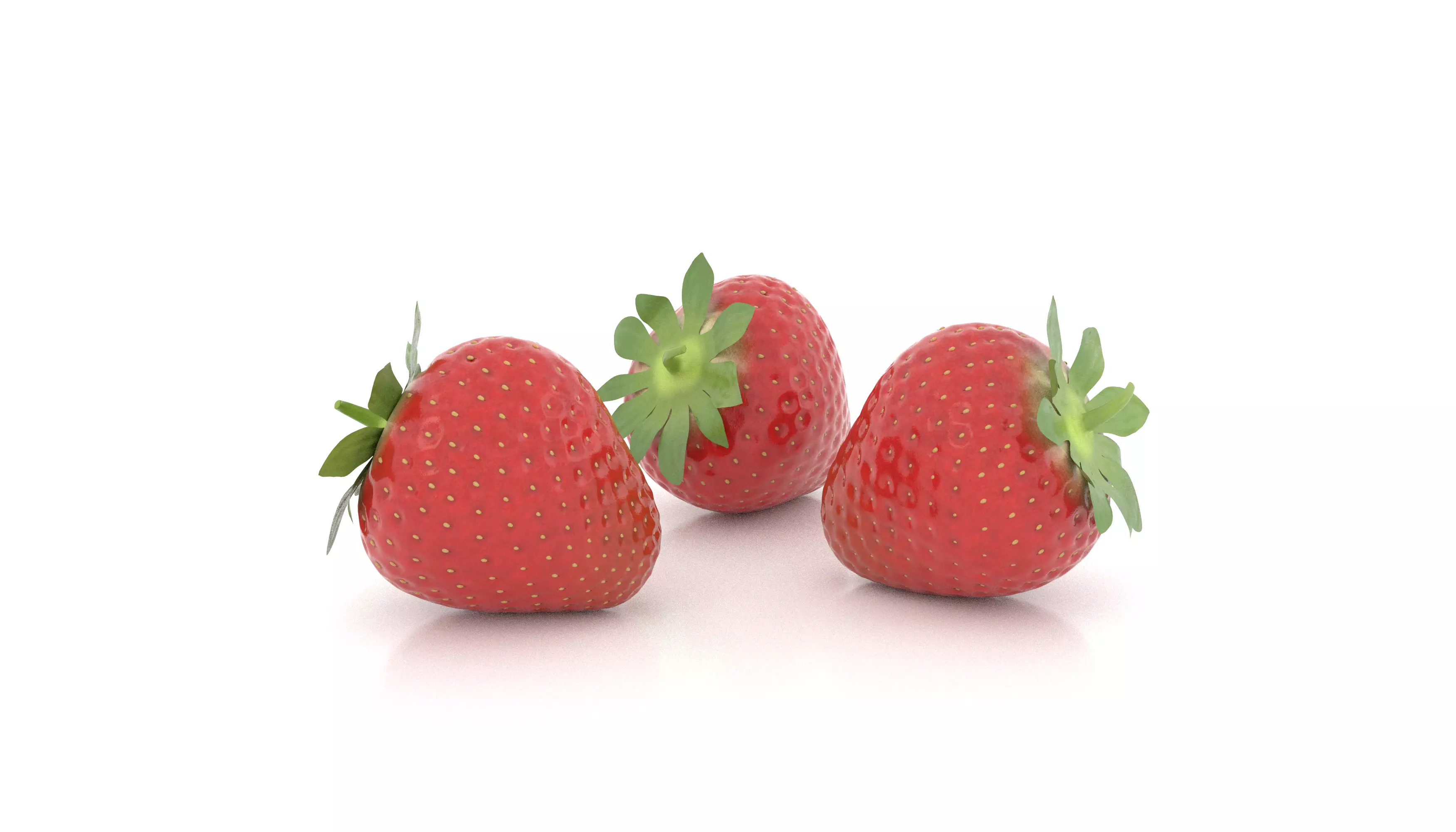 Strawberry 3D model_0