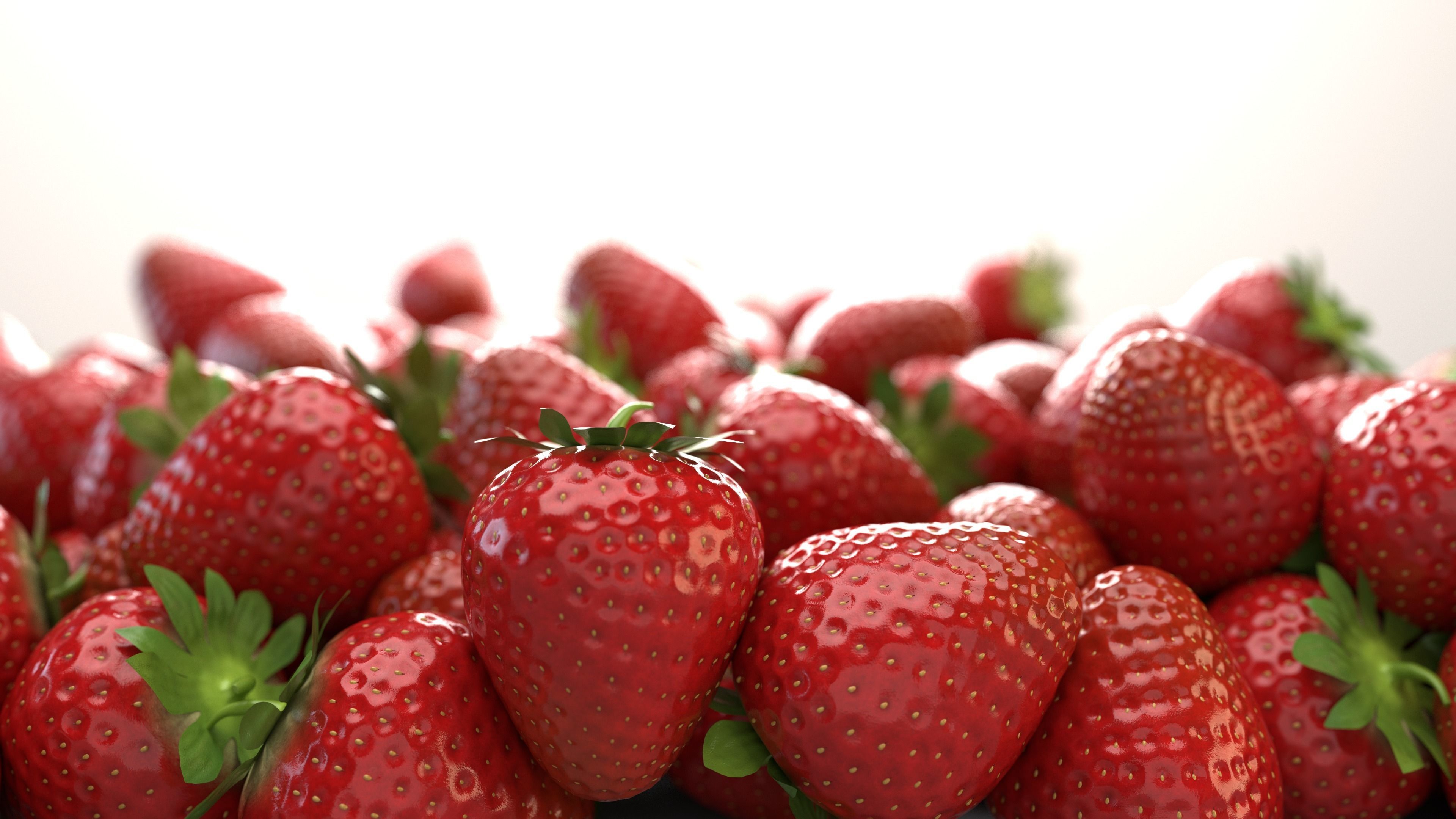 Strawberry 3D model_9
