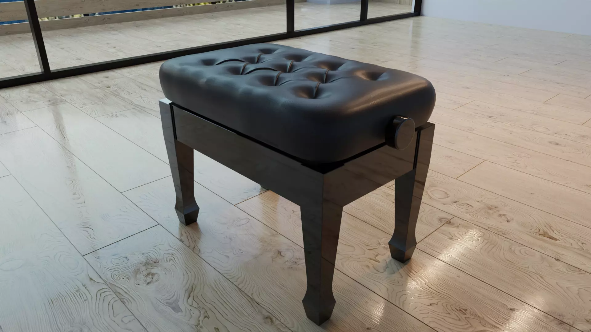 Concert piano stool Free 3D model
