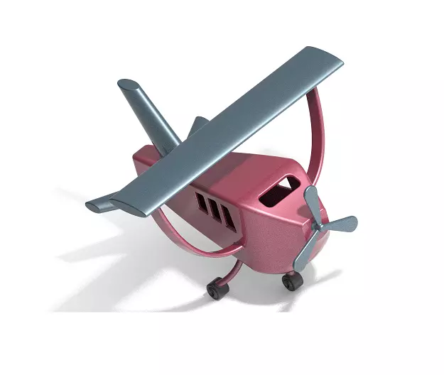 Stylish Aircraft Toy 3D print model_0