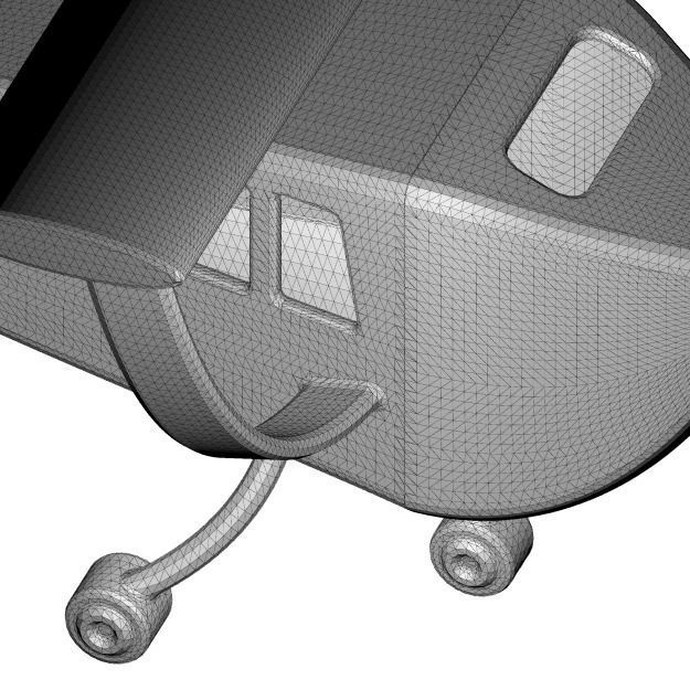 Stylish Aircraft Toy 3D print model_8