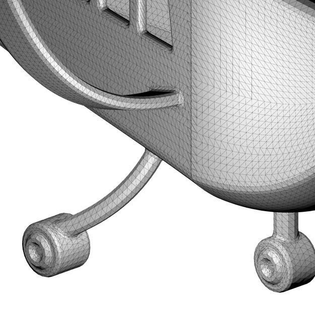 Stylish Aircraft Toy 3D print model_5