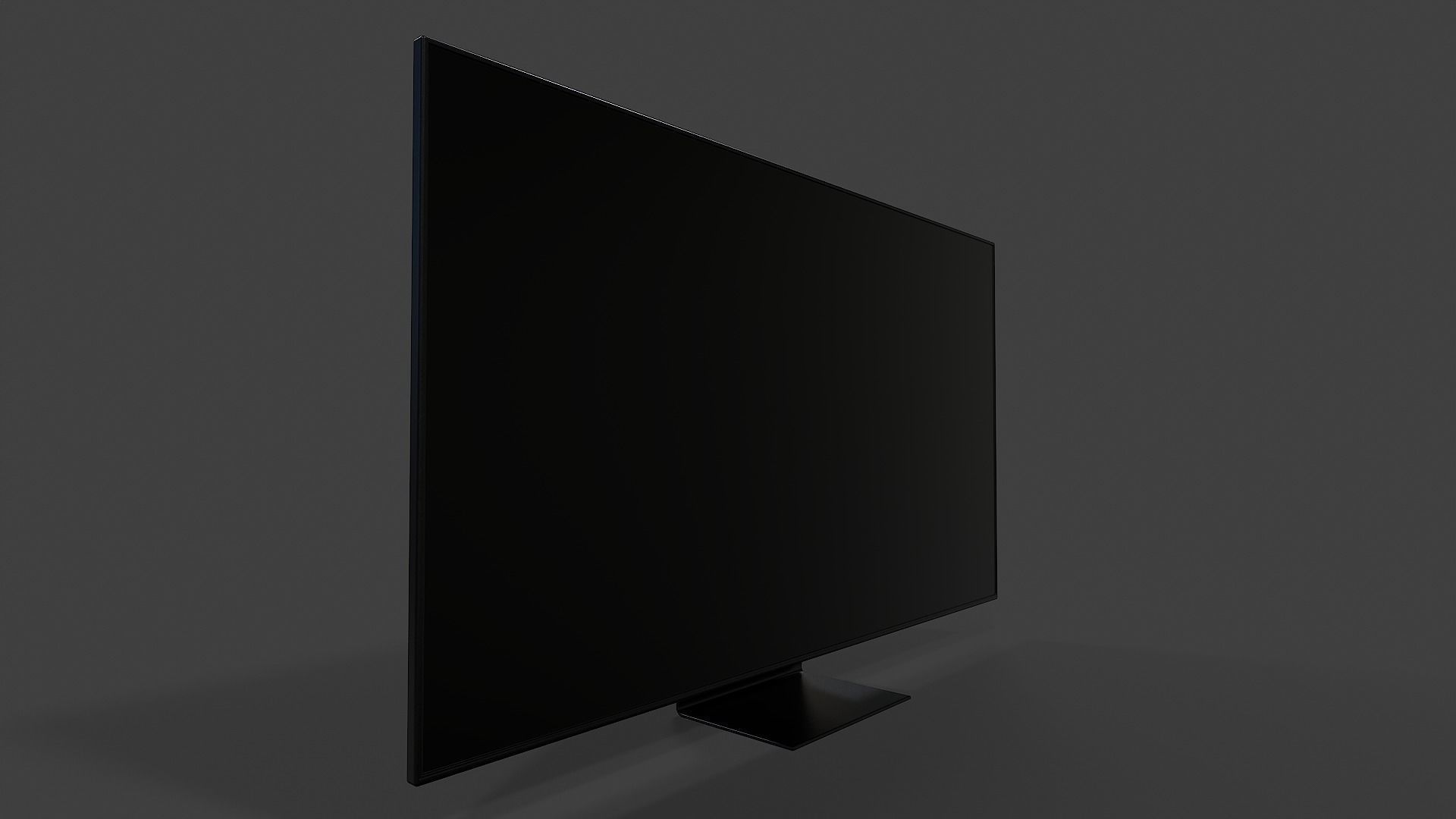 Television V01 - Low Poly Low-poly 3D model_4
