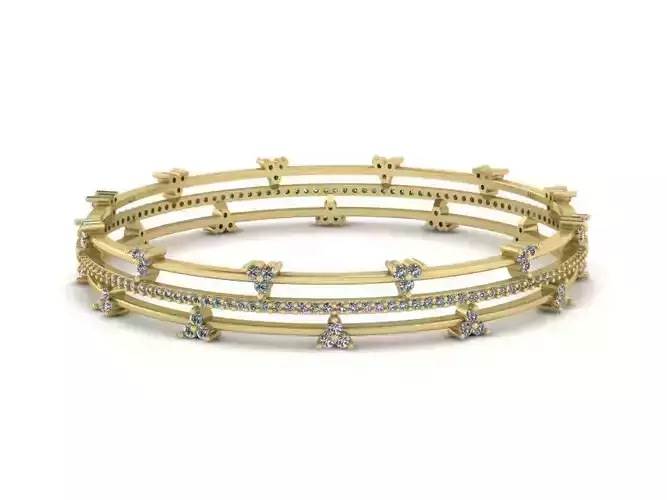 Diamond Jewelry Bangle Bracelet