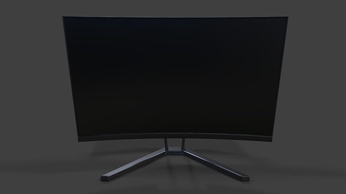 Monitor V03 - Low Poly Low-poly 3D model