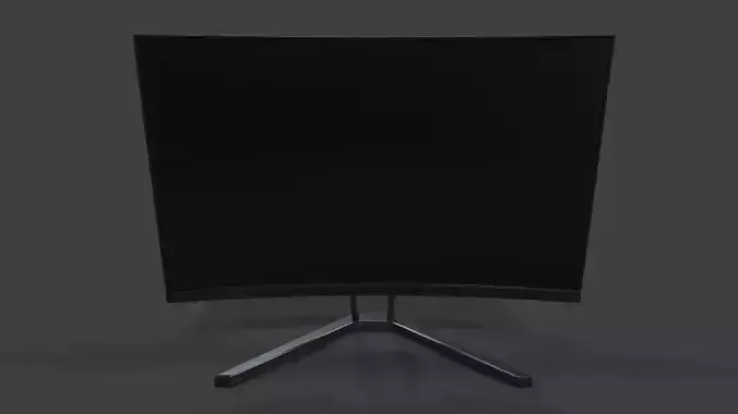 Monitor V03 - Low Poly Low-poly 3D model