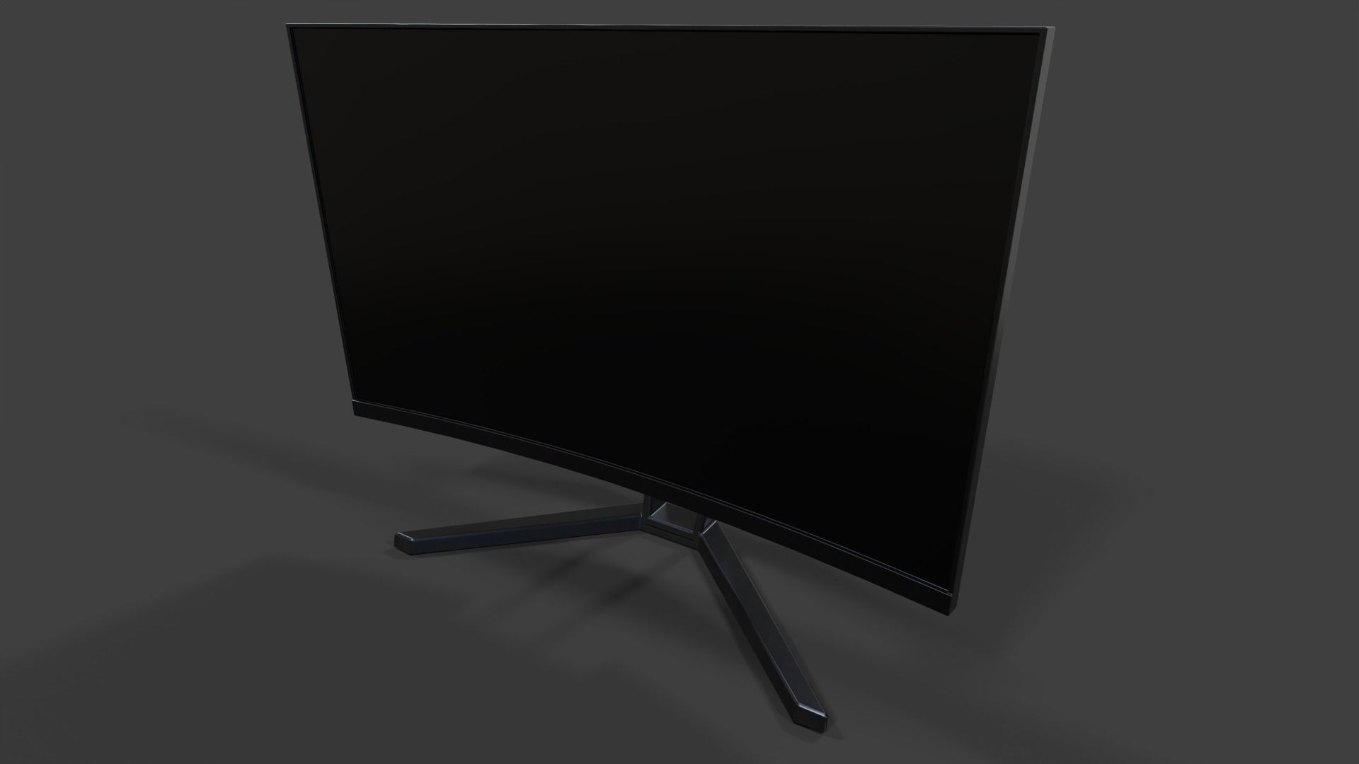 Monitor V03 - Low Poly Low-poly 3D model_12