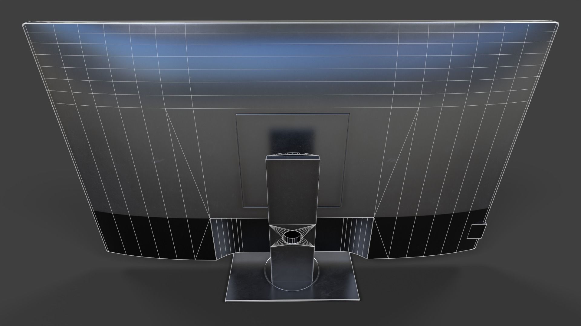 Monitor V02 - Low Poly Low-poly 3D model_9