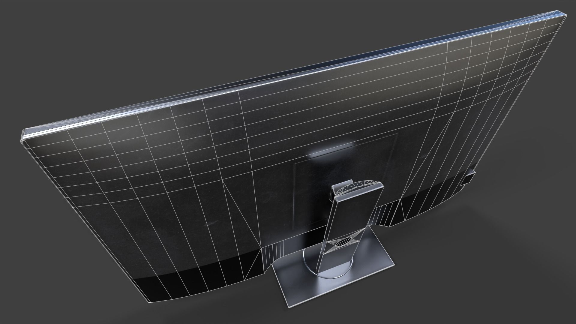 Monitor V02 - Low Poly Low-poly 3D model_11