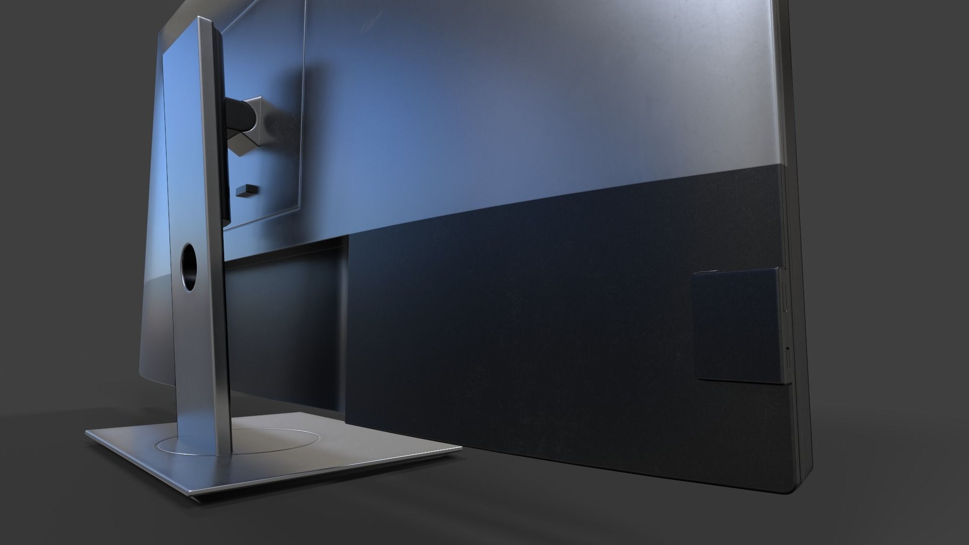 Monitor V02 - Low Poly Low-poly 3D model_17