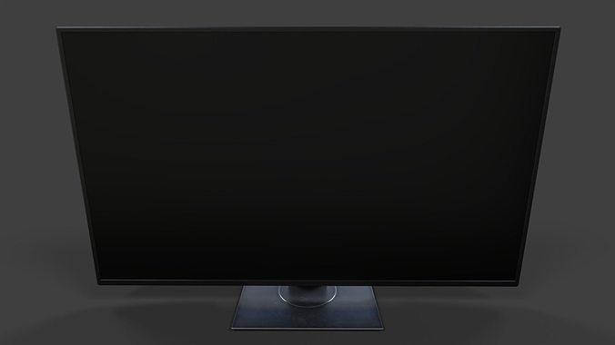 Monitor V02 - Low Poly Low-poly 3D model