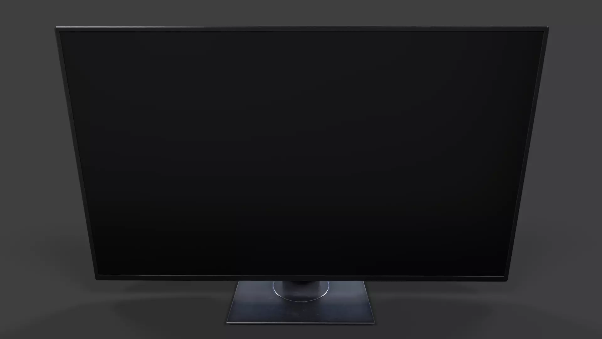 Monitor V02 - Low Poly Low-poly 3D model_0
