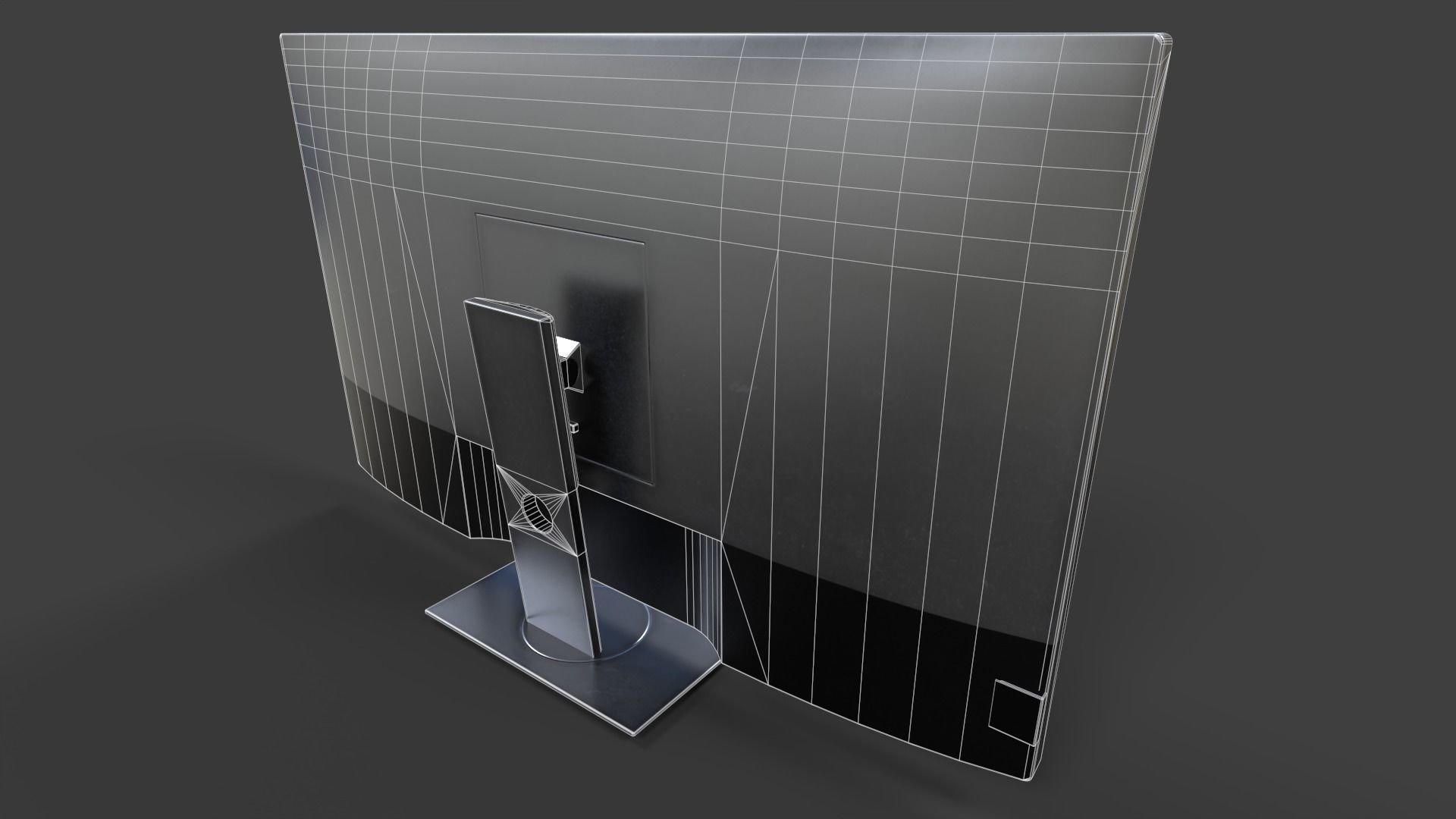 Monitor V02 - Low Poly Low-poly 3D model_7