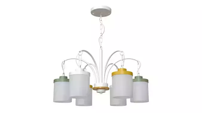 Hanging chandelier Smily 4652-6 3D model