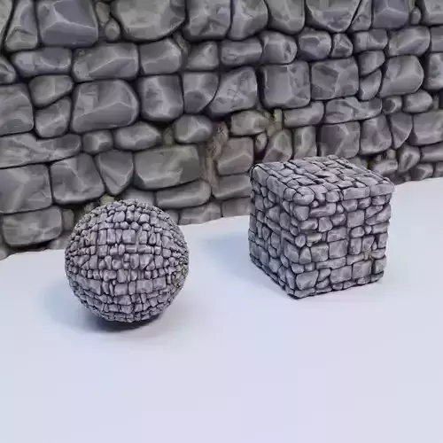 Stylized Rock Wall 01 Material