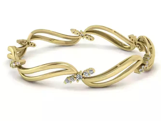 Diamond Jewelry Bangle Bracelet