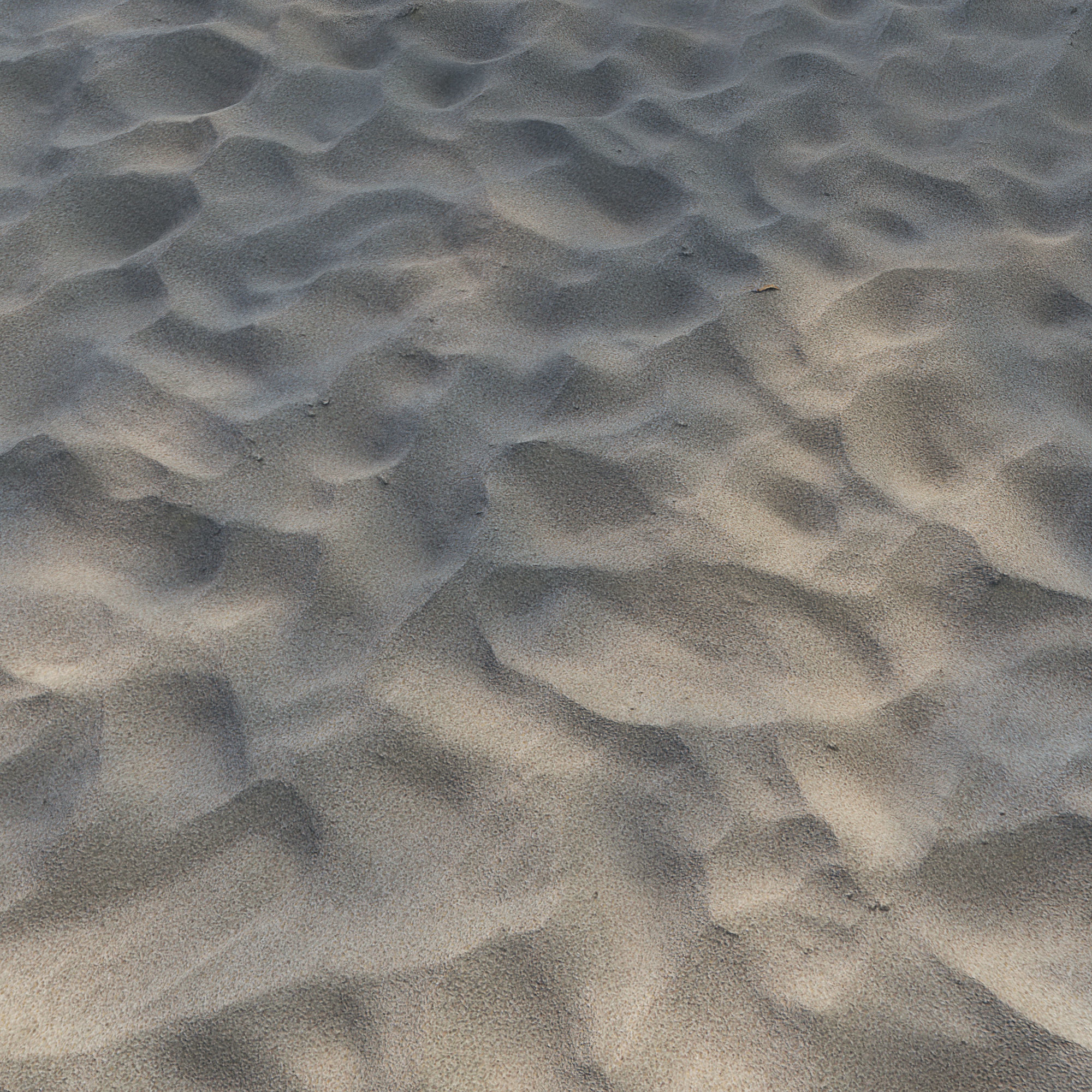 Ultra realistic Beach sand geometry  3D model_2