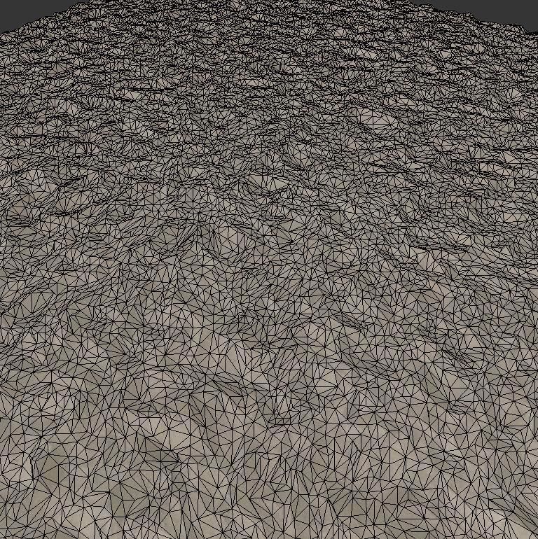 Ultra realistic Beach sand geometry  3D model_8