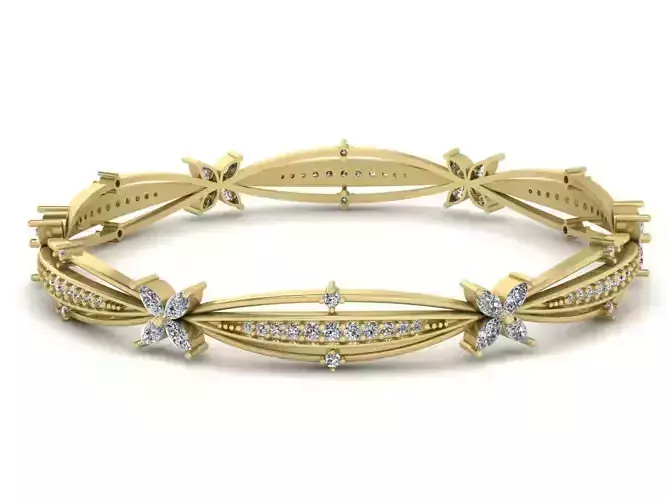 Diamond Jewelry Bangle Bracelet