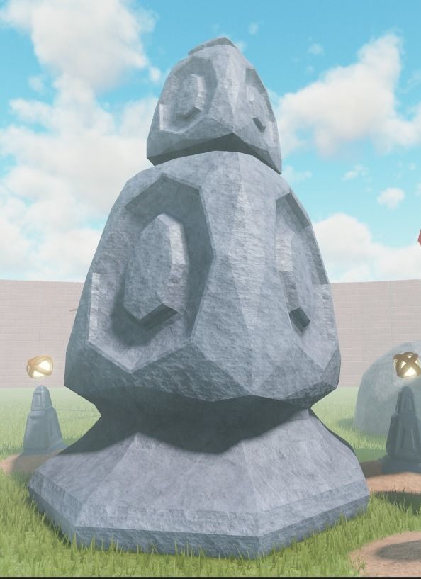 Waystone star wars statue Low-poly 3D model_1