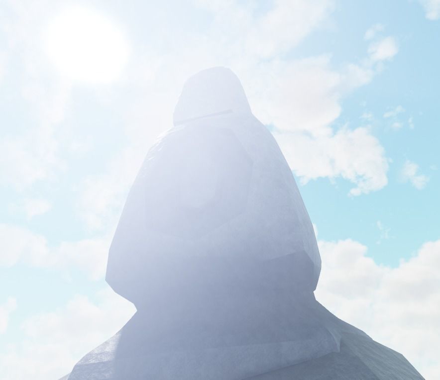 Waystone star wars statue Low-poly 3D model_2