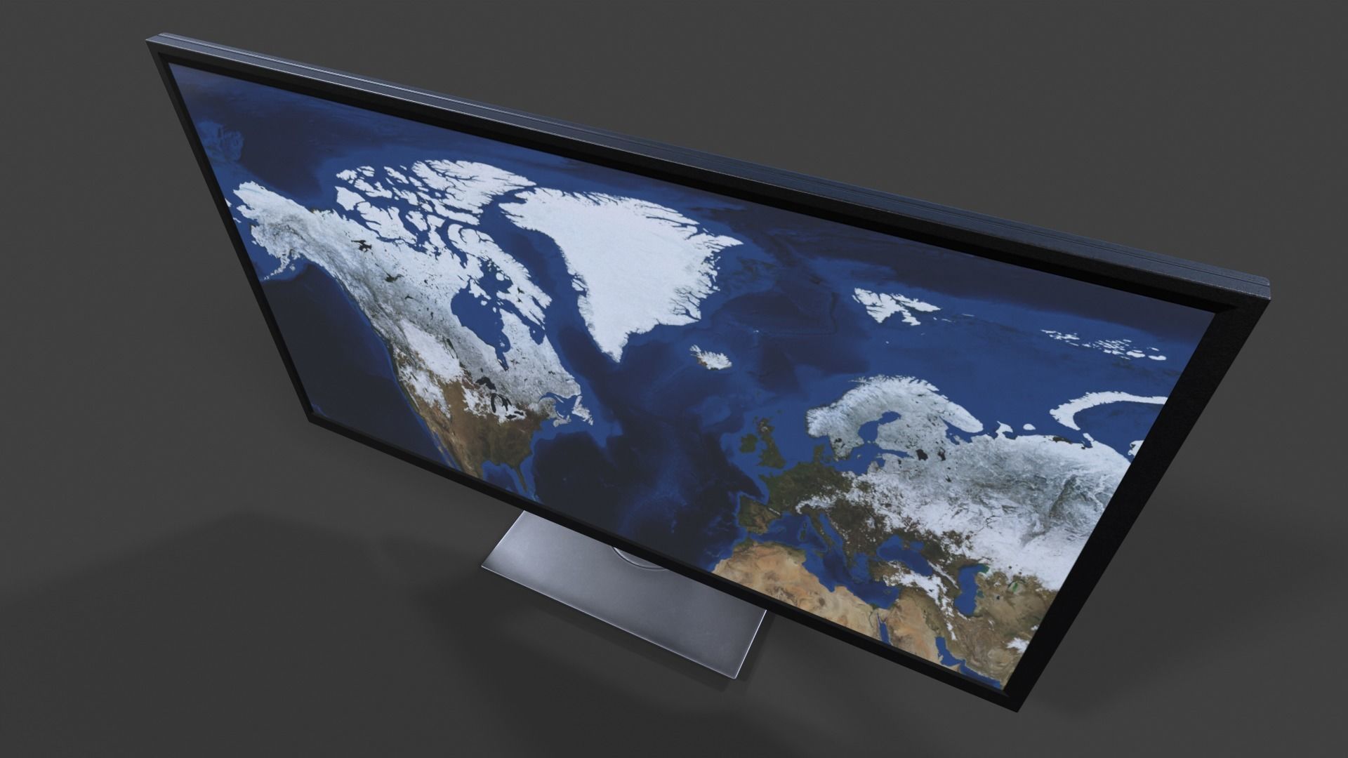 Monitor V01 - Low Poly Low-poly 3D model_14