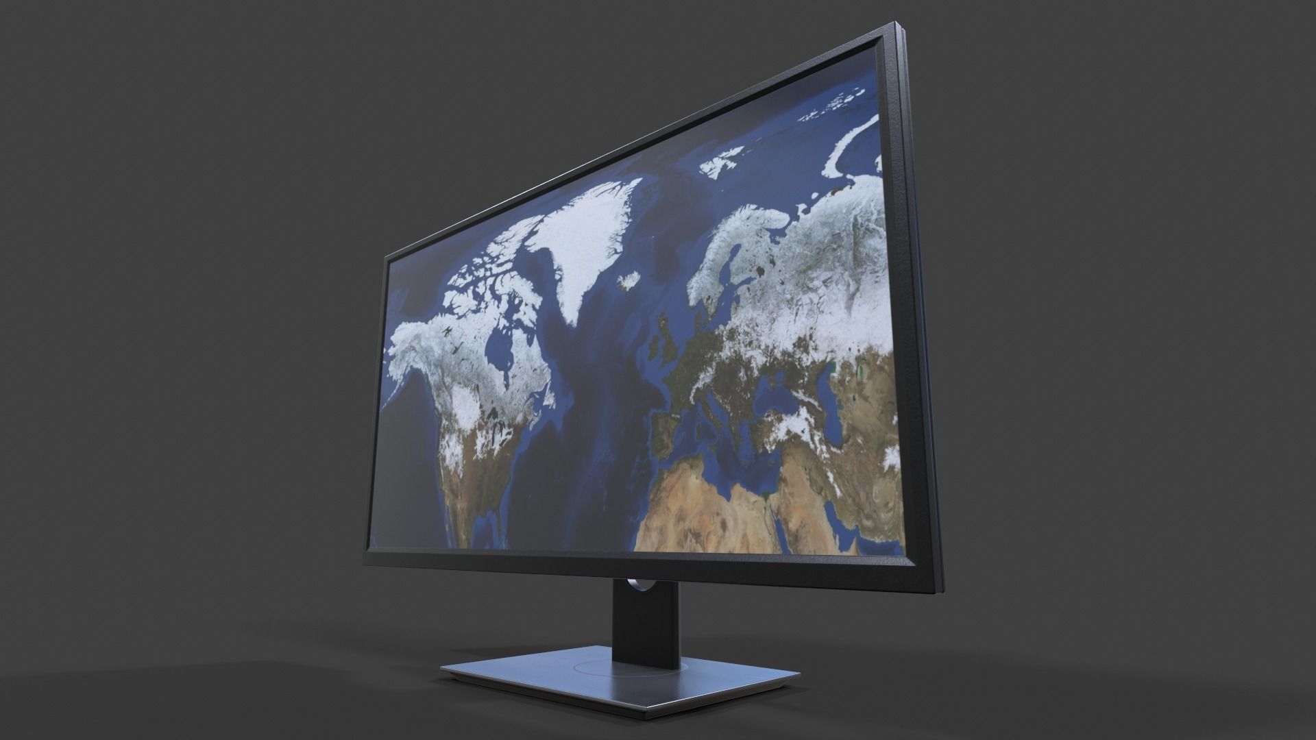 Monitor V01 - Low Poly Low-poly 3D model_13