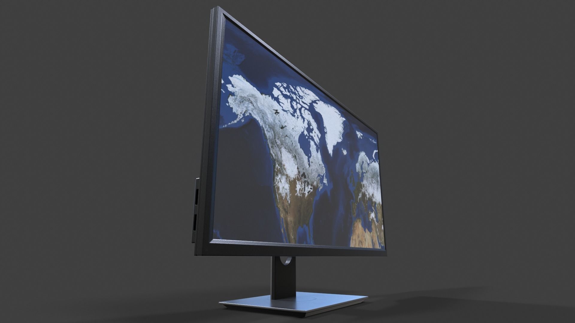 Monitor V01 - Low Poly Low-poly 3D model_3