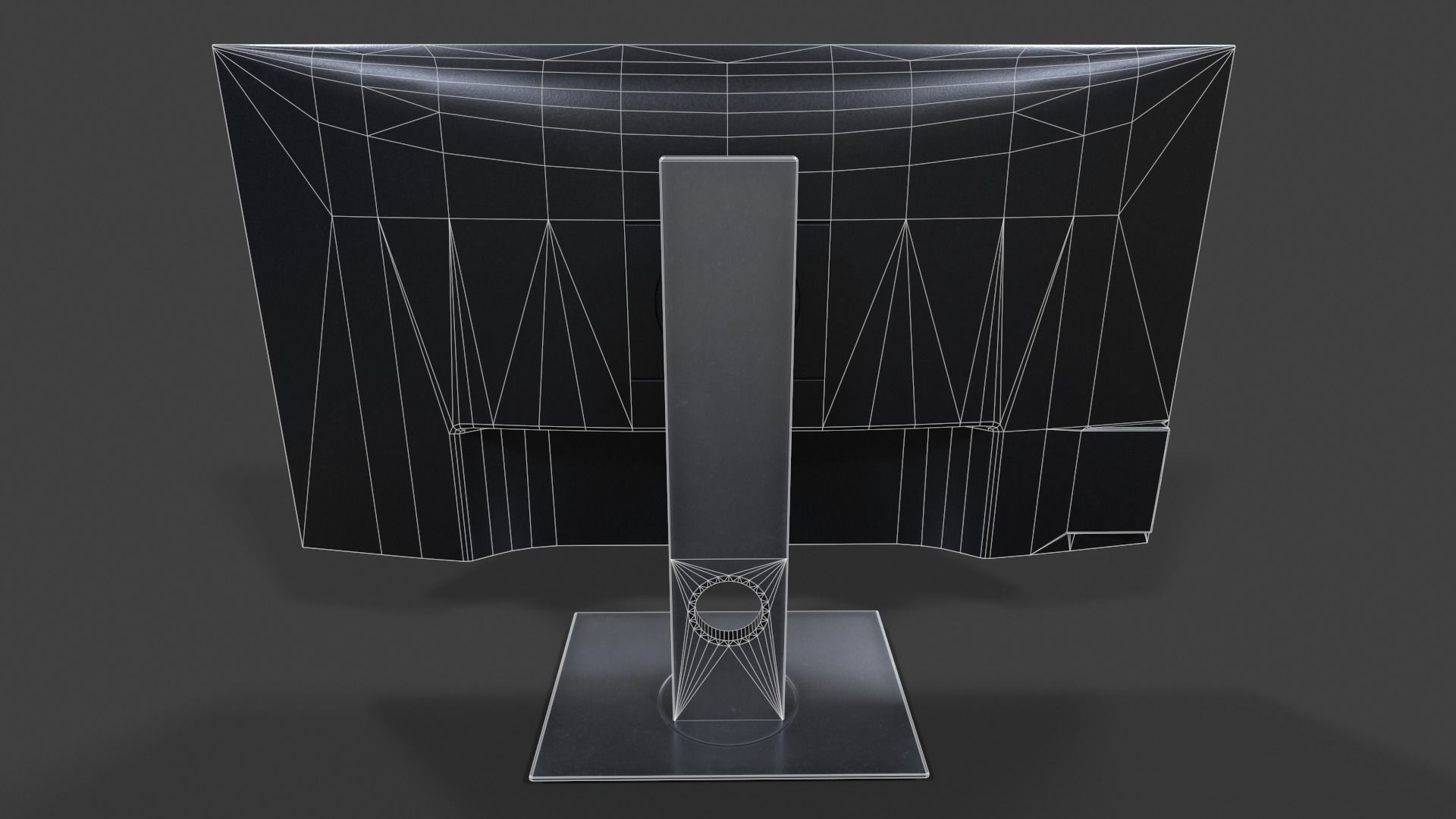 Monitor V01 - Low Poly Low-poly 3D model_8