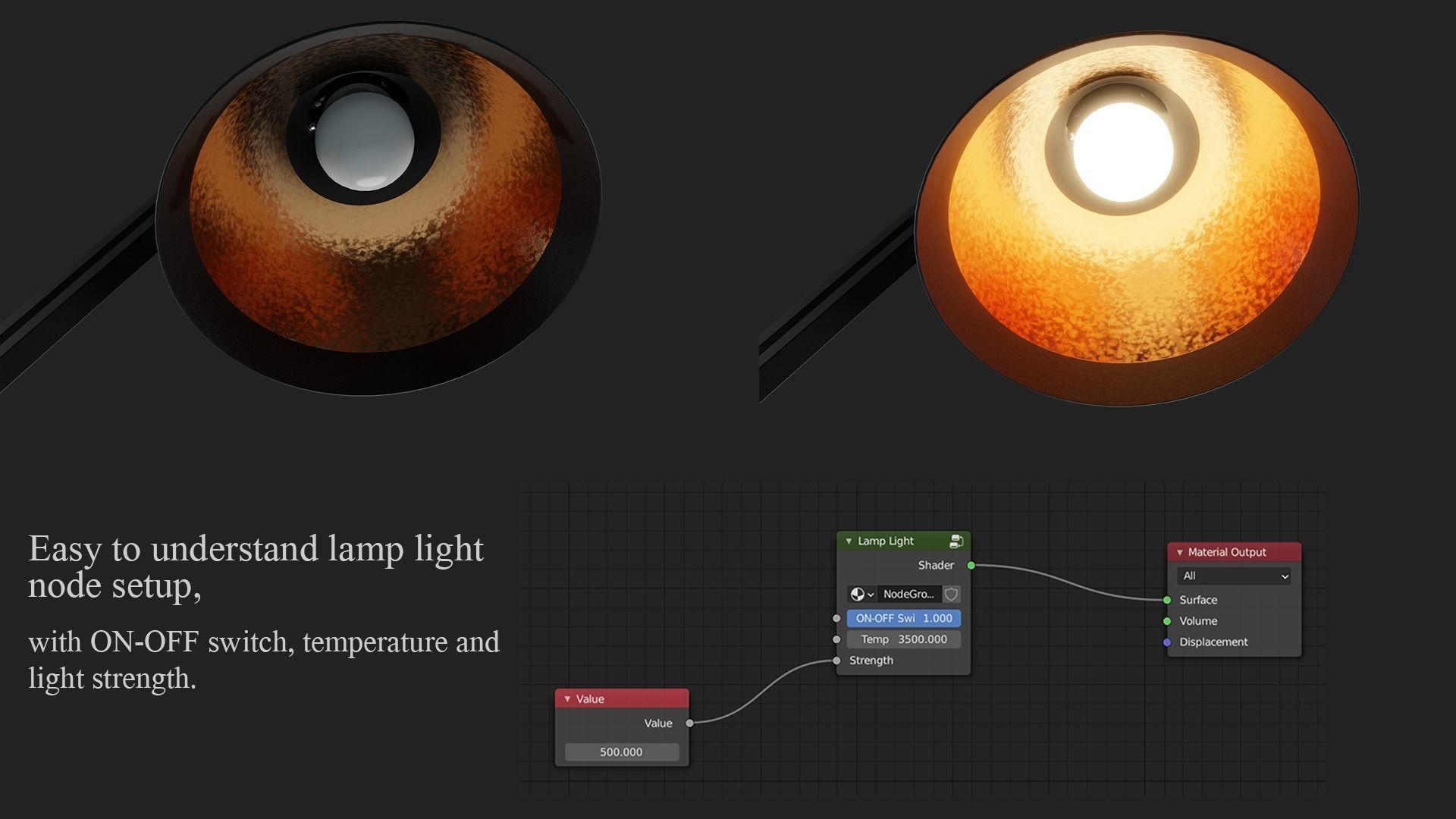 Highly Detailed Industrial Table Lamp With Rig 3D model_3