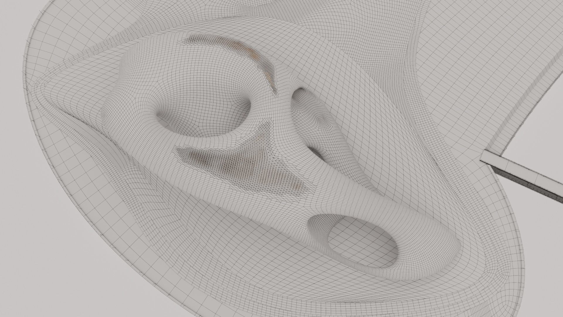 Futuristic building 36 3D model_4