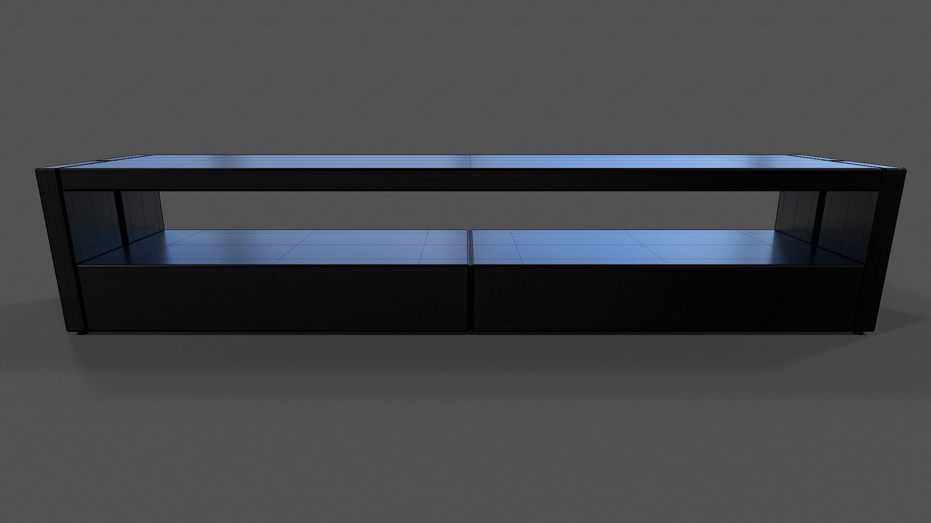 TV Stand V01 - High Poly 3D model_1