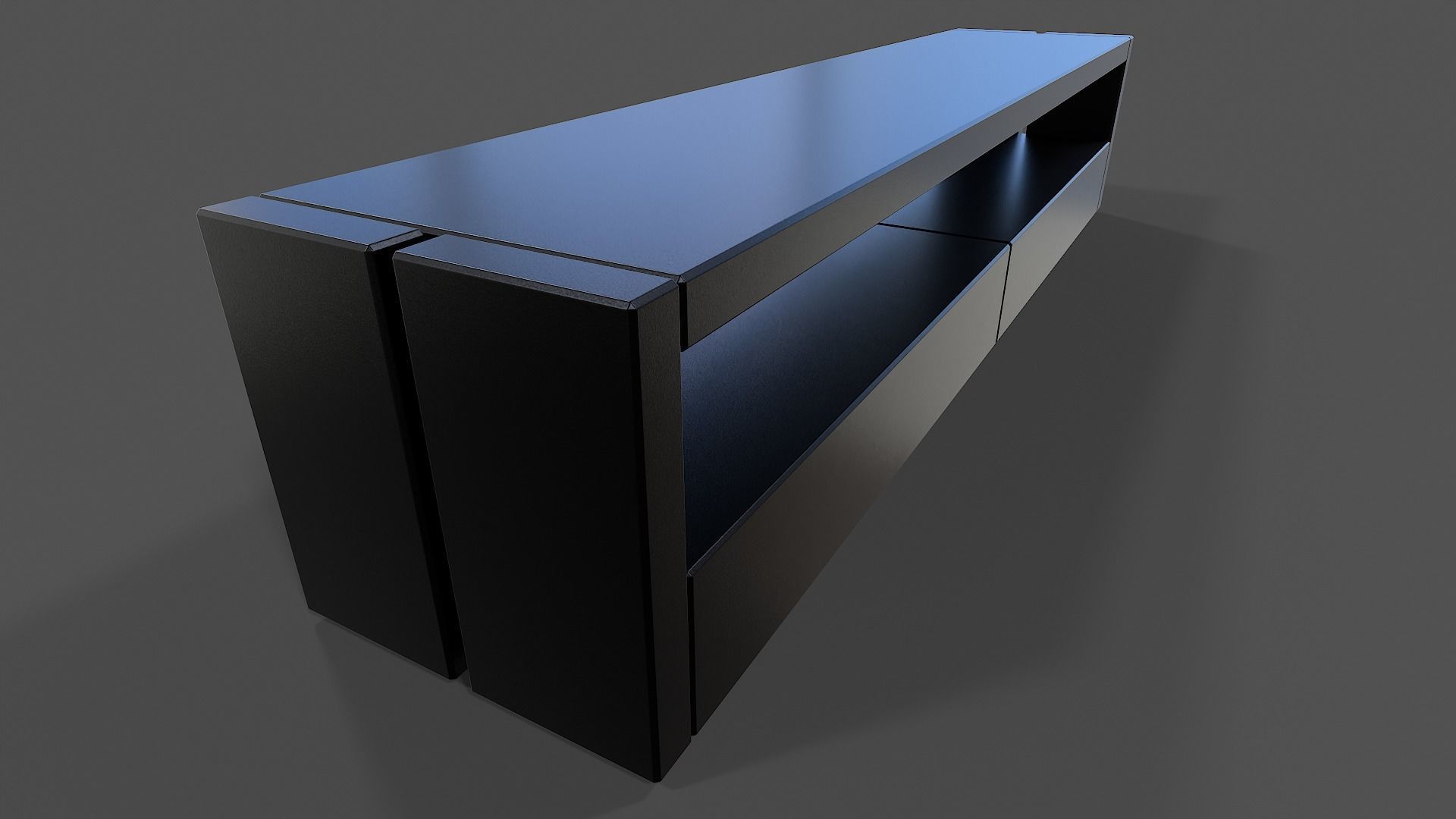 TV Stand V01 - High Poly 3D model_3