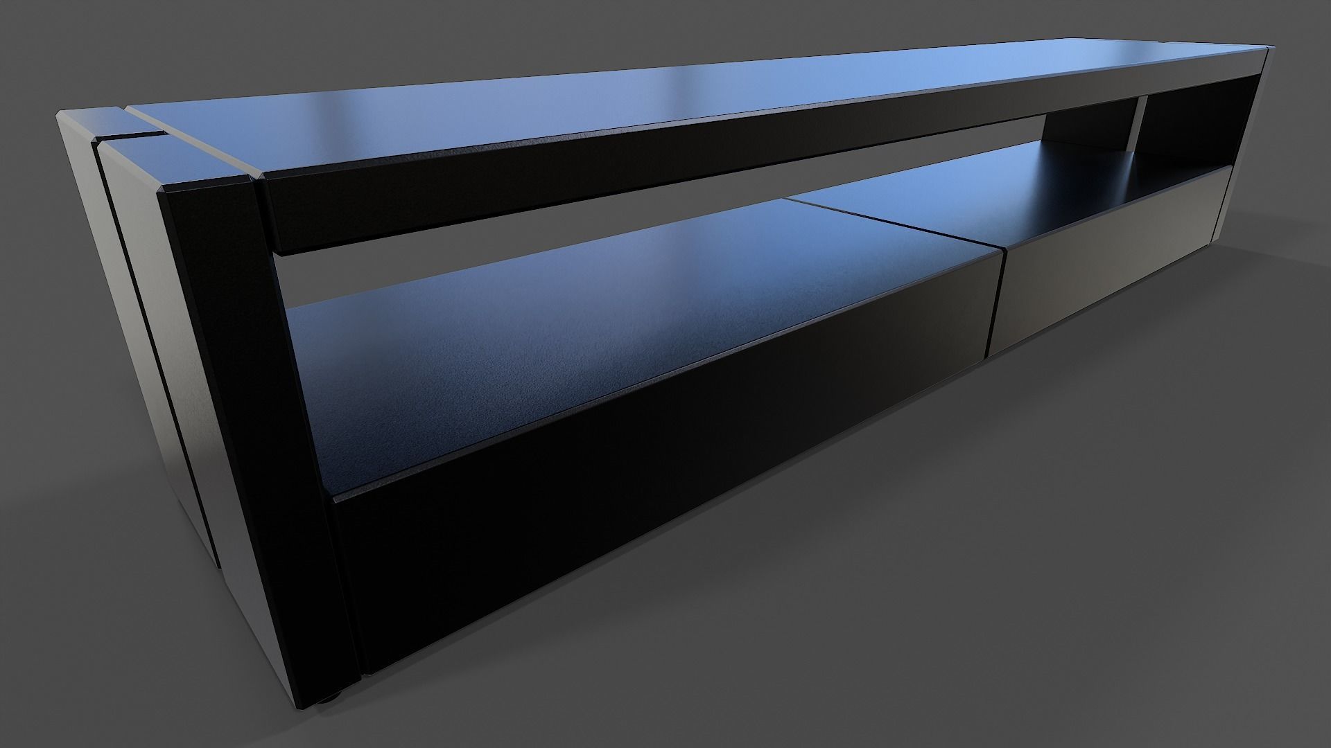 TV Stand V01 - High Poly 3D model_2