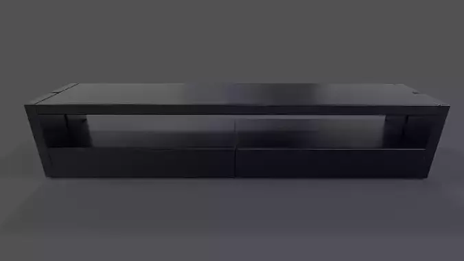 TV Stand V01 - Low Poly Low-poly 3D model