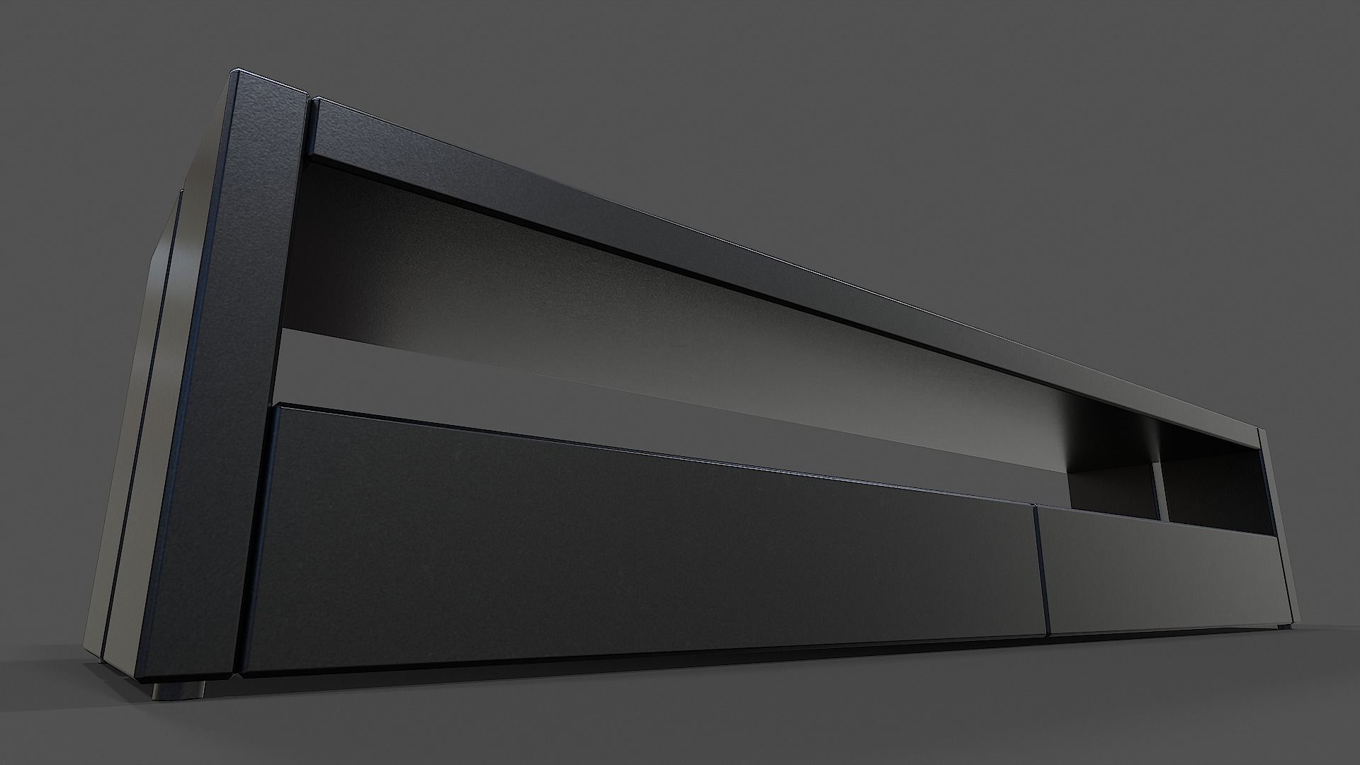 TV Stand V01 - Low Poly Low-poly 3D model_3