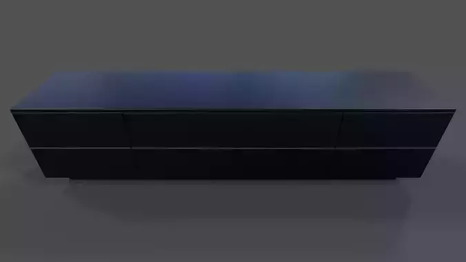 TV Stand V02 - High Poly
