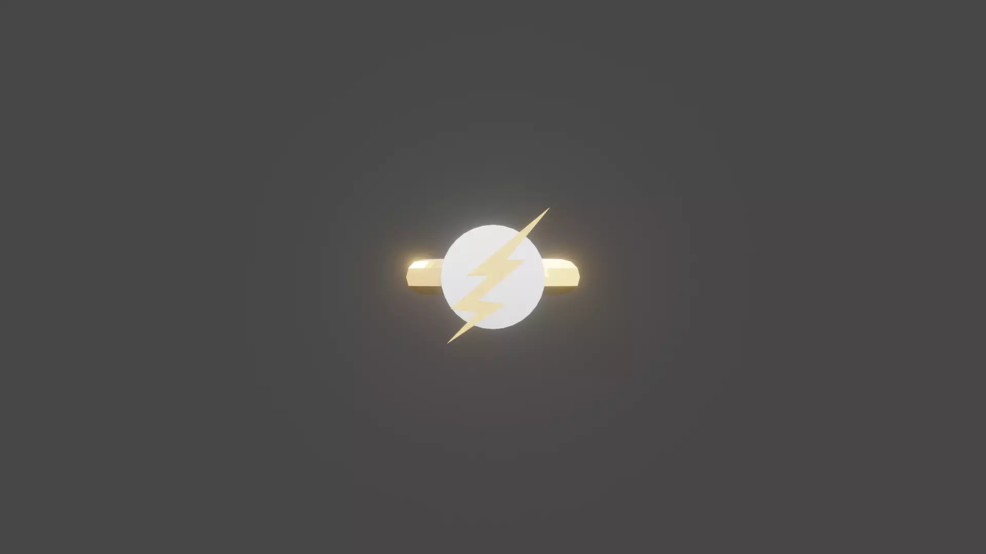 The Flash Ring 3D Blend Model Free 3D model
